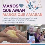 Manos que aman, manos que amasan: Amasado de Jalá intergeneracional